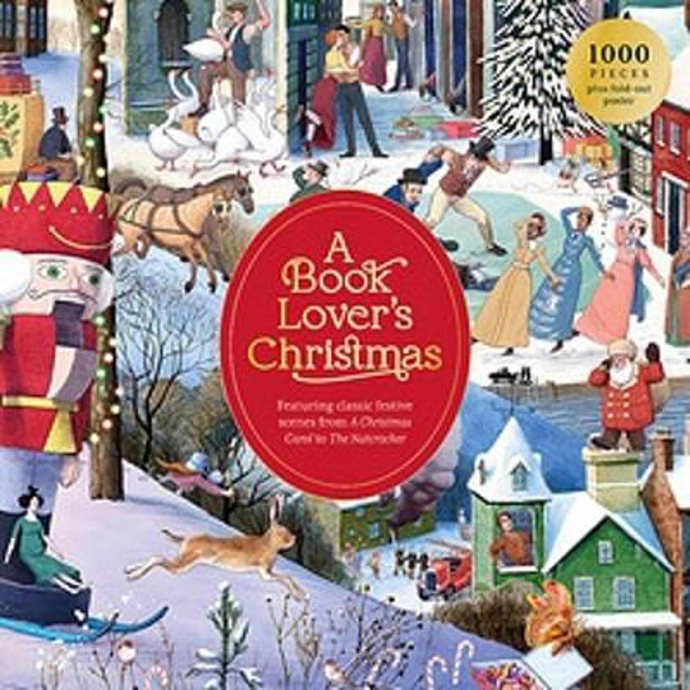 A Book Lover's Christmas: A 1000-piece jigsaw puzzle - Anon